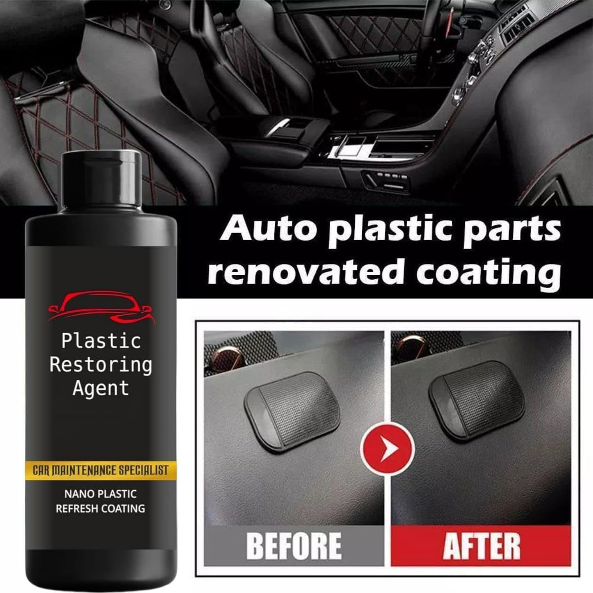 Plastic Revitalizing Coating Agent (Buy 1 Get 1 Free)