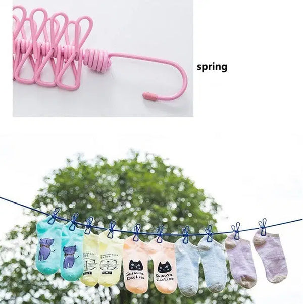 HangSmart ClipDry Rope – compact packed size