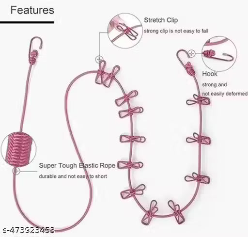 HangSmart ClipDry Rope – travel lifestyle use